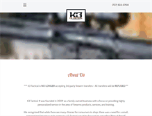 Tablet Screenshot of k3tactical.com